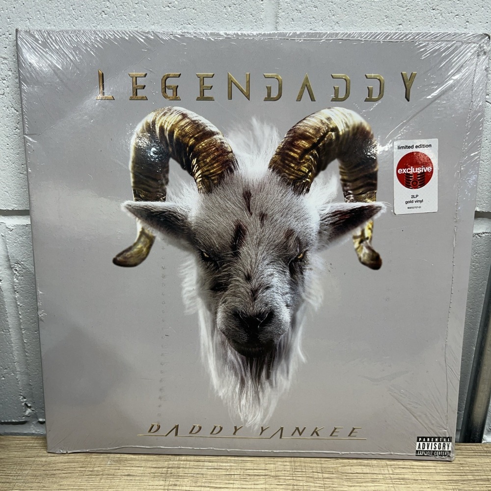 Daddy Yankee LegenDaddy 2xLP GOLD Colored Vinyl Record Target Exclusive -‎ NEW
